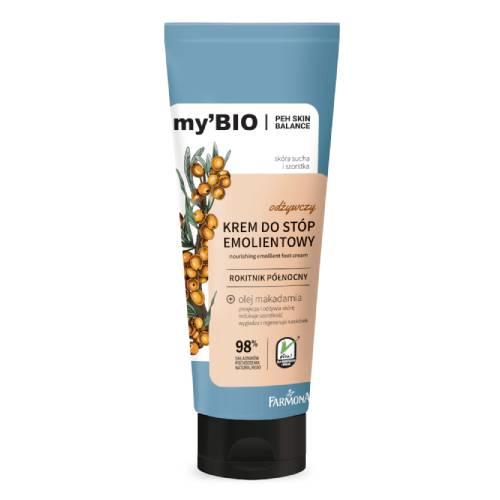 Miniaturka artykułu - FARMONA my'BIO Krem do st&oacute;p odżywczy - emolientowy, 100ml