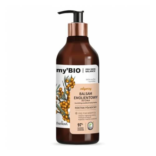 Miniaturka artykułu - FARMONA my'BIO Odżywczy balsam emolientowy do ciała, 400ml