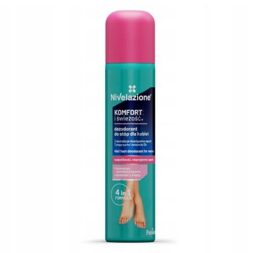 Miniaturka artykułu - FARMONA NIVELAZIONE Dezodorant dla st&oacute;p 4w1 dla kobiet, 180ml USZKODZONY KOREK