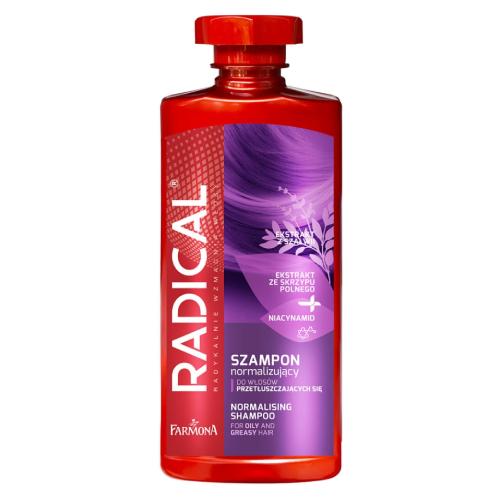 Miniaturka artykułu - FARMONA RADICAL Szampon normalizujący do włos&oacute;w przetłuszczających się, 400 ml