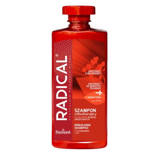 Miniaturka artykułu - FARMONA RADICAL Szampon odbudowujący, 400ml