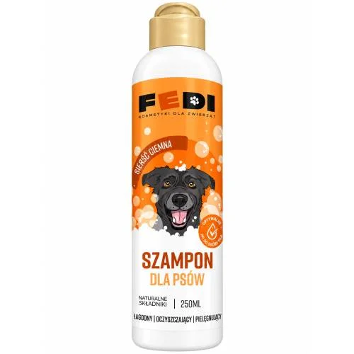 Miniaturka artykułu - Fedi Szampon dla ps&oacute;w Sierść ciemna, 250 ml