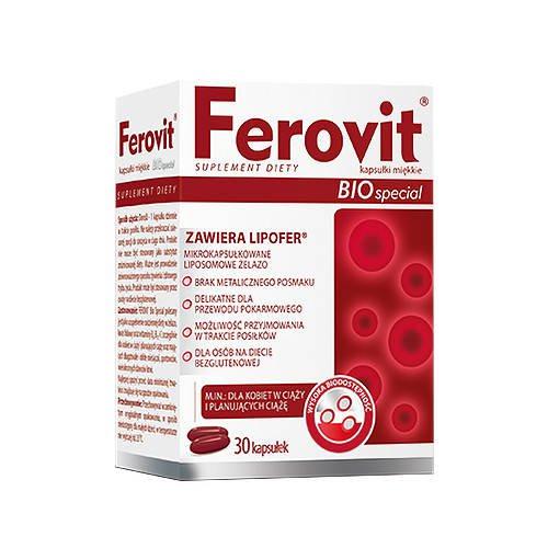 Miniaturka artykułu - Ferovit Bio Special - 30 kapsułek