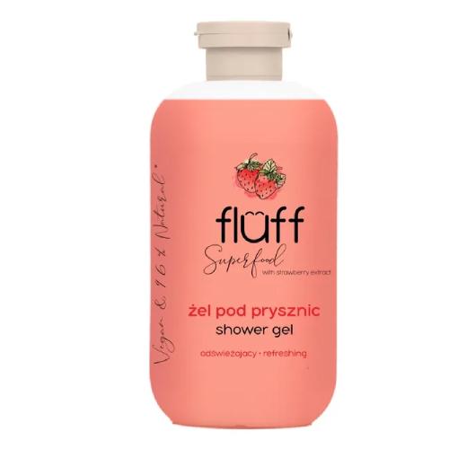 Miniaturka artykułu - FLUFF Żel pod prysznic truskawka, 500ml