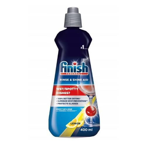 Miniaturka artykułu - FINISH Rinse & Shine Aid Nabłyszczacz do zmywarek Cytryna, 400ml