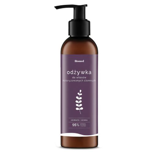 Fitomed Odżywka do włos&oacute;w koloryzowanych ciemnych Herbata i Henna, 200g