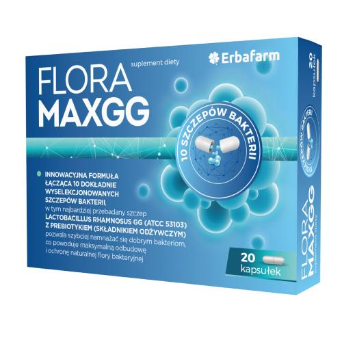 Miniaturka artykułu - FLORA MAX GG, 20 kapsułek