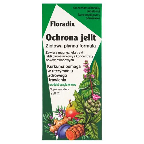 Miniaturka artykułu - FLORADIX Ochrona Jelit Tonik - 250 ml