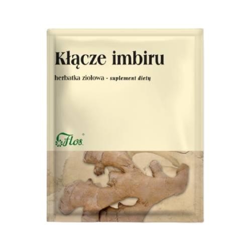 FLOS Kłącze imbiru Herbatka ziołowa, 50g
