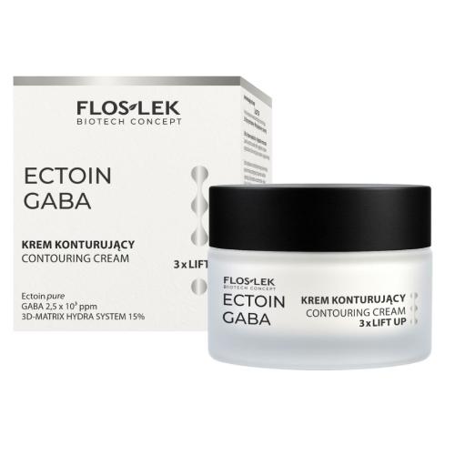 Miniaturka artykułu - Flos-Lek Ectoin Gaba Krem konturujący do twarzy 3 x Lift Up, 50 ml