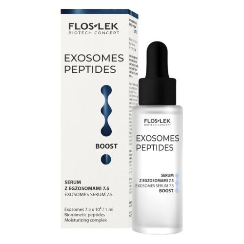 Miniaturka artykułu - Flos-Lek Exosomes Peptides Serum z egzosomami do twarzy Boost 7.5, 30 ml