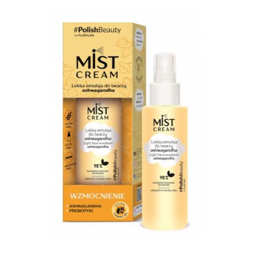 Miniaturka artykułu - FLOS-LEK MIST CREAM Lekka emulsja do twarzy ashwagandha, 110ml