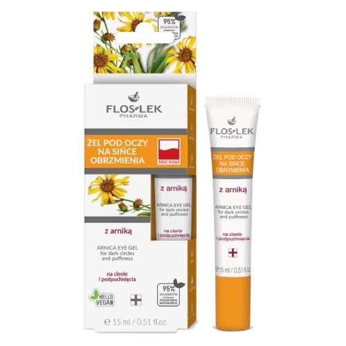 Miniaturka artykułu - FLOS-LEK Żel pod oczy z arniką- 15ml