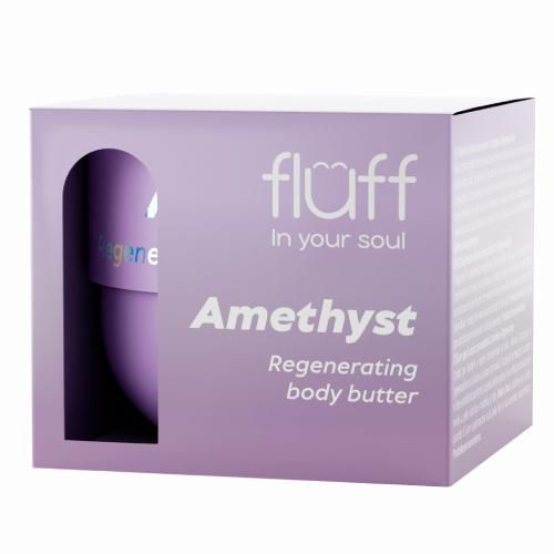 FLUFF In Your Soul Regenerujące masło do ciała z ametystem, 150ml