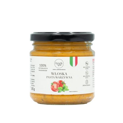 Miniaturka artykułu - FOODS BY ANN Pasta warzywna Włoska, 185g
