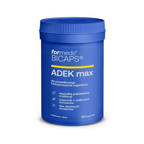 Miniaturka artykułu - FORMEDS Bicaps ADEK Max, 60 kapsułek