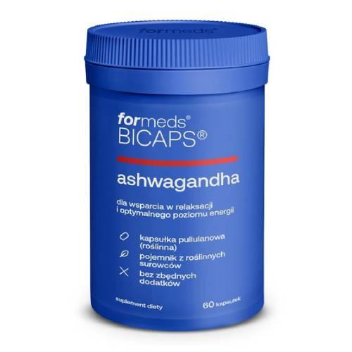 Miniaturka artykułu - FORMEDS BICAPS ASHWAGANDHA, 60 kapsułek