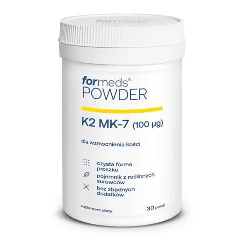 Miniaturka artykułu - Formeds Powder K2MK7, 30 porcji 