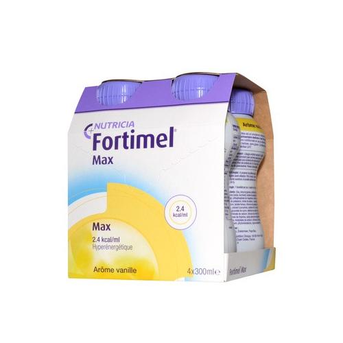 Miniaturka artykułu - Fortimel Max o smaku waniliowym, 4x300ml