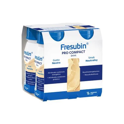 Miniaturka artykułu - Fresubin Pro Compact smak neutralny, 4 x 125 ml - żywność specjalnego przeznaczenia medycznego