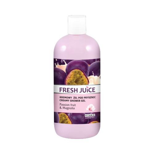 Miniaturka artykułu - FRESH JUICE Kremowy żel pod prysznic Passion fruit & Magnolia - 500 ml