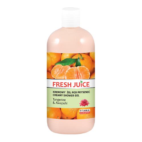 Miniaturka artykułu - FRESH JUICE Kremowy żel pod prysznic Tangerine&Awapuhi - 500ml