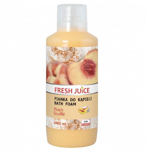 Miniaturka artykułu - FRESH JUICE Pianka do kąpieli, brzoskwiniowy suflet, 1000ml