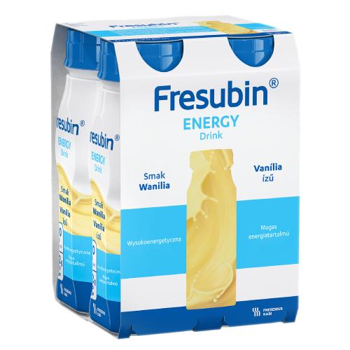 Miniaturka artykułu - Fresubin Energy Drink smak wanilia, 4 x 200 ml