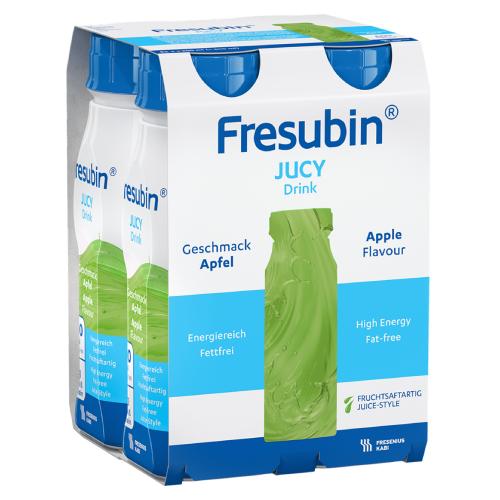 Miniaturka artykułu - Fresubin Jucy Drink smak jabłkowy, 4 x 200 ml
