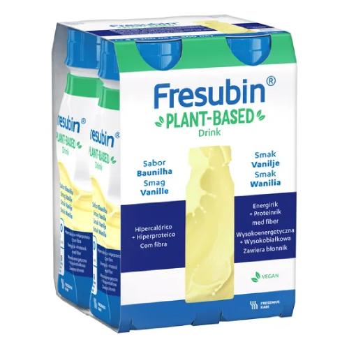 Miniaturka artykułu - Fresubin Plant-Based Drink smak wanilia, 4 x 200 ml KR&Oacute;TKA DATA 30.06.2026