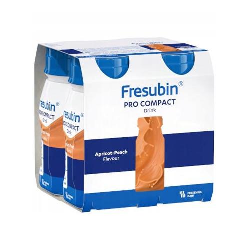 Miniaturka artykułu - Fresubin Pro Compact Drink smak morela-brzoskwinia, 4 x 125 ml