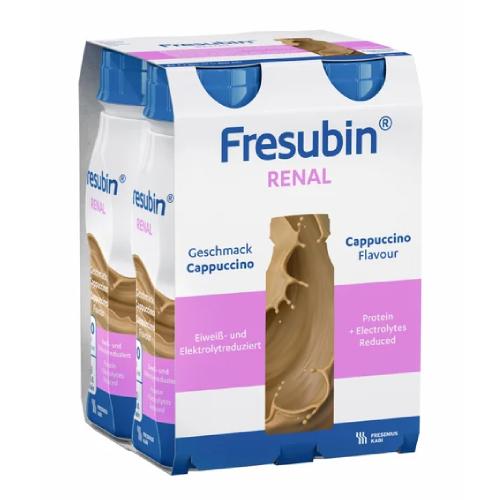 Miniaturka artykułu - Fresubin Renal smak cappuccino, 4 x 200 ml