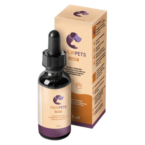 Miniaturka artykułu - FulviPets Digest, 15 ml - kwas fulwowy dla zwierząt