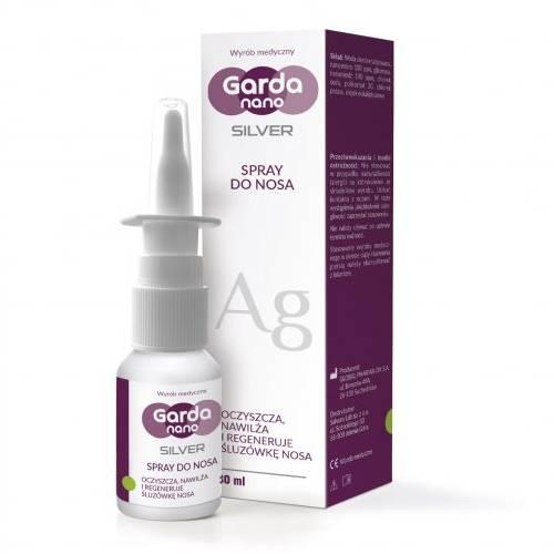 Miniaturka artykułu - Garda Nano Silver Spray do nosa z nanosrebrem, 30 ml