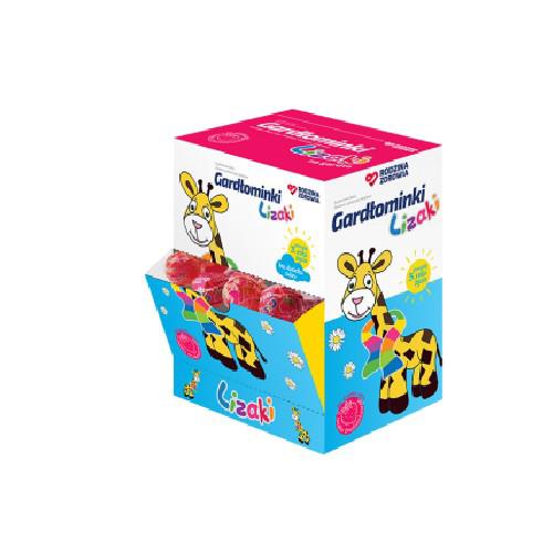 Miniaturka artykułu - Gardłominki Lizaki, 90szt.