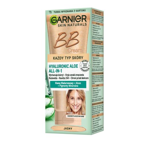 Miniaturka artykułu - GARNIER Skin Naturals Krem BB - nawilżający jasny Light, 50ml
