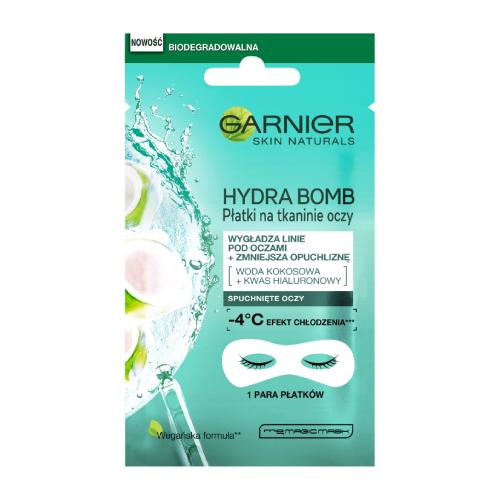 Miniaturka artykułu - GARNIER Skin Naturals Moisture+ Maska pod oczy Coconut Water & Hyaluronic Acid, 6g