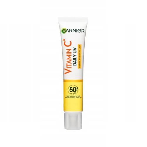 Miniaturka artykułu - GARNIER Vitamin C Niewidoczny fluid do twarzy SPF50+, 50ml