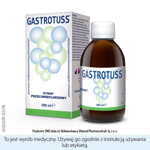 Miniaturka artykułu - Gastrotuss Baby Syrop przeciwrefluksowy dla dzieci, 180ml