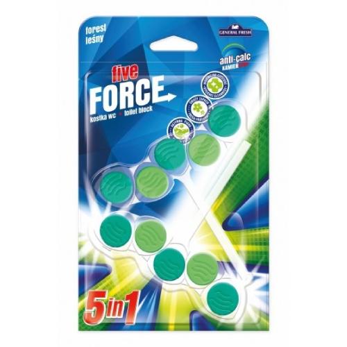 Miniaturka artykułu - General Fresh Five Force Kostka do WC las, 2x50g