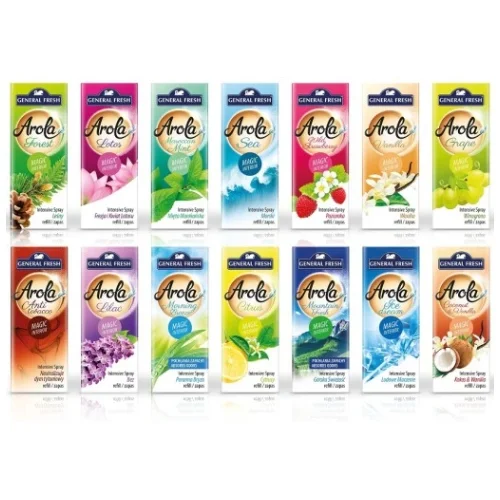 Miniaturka artykułu - General Fresh Arola Zapas do odświeżacza powietrza w sprayu Magiczna Szyszka - MIX, 14 x 40 ml