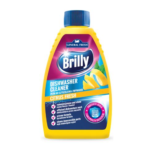 Miniaturka artykułu - General Fresh Brilly Płyn do czyszczenia zmywarki Cytrusowy, 250ml
