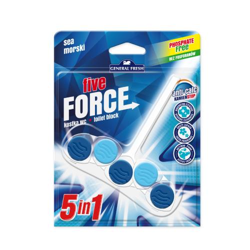 Miniaturka artykułu - General Fresh Five Force Kostka do WC morska, 50g