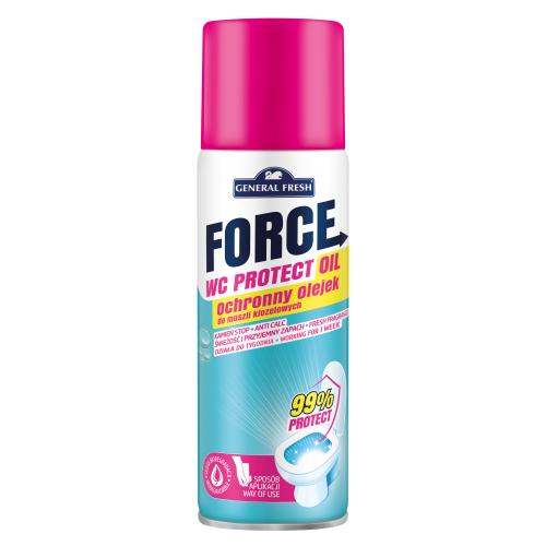 Miniaturka artykułu - General Fresh Force Protect Ochronny olejek do WC przeciw kamieniowi, 200 ml