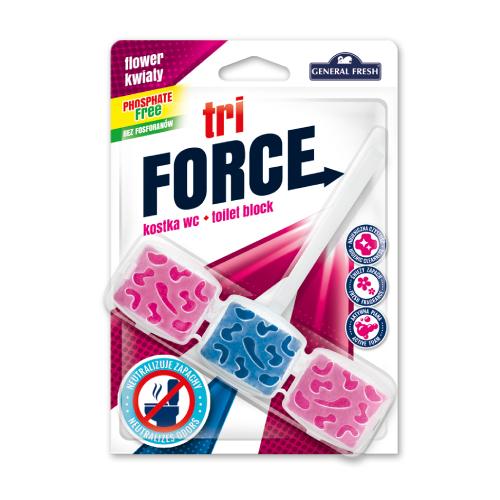 Miniaturka artykułu - General Fresh Tri Force Kostka do WC Kwiaty, 45g