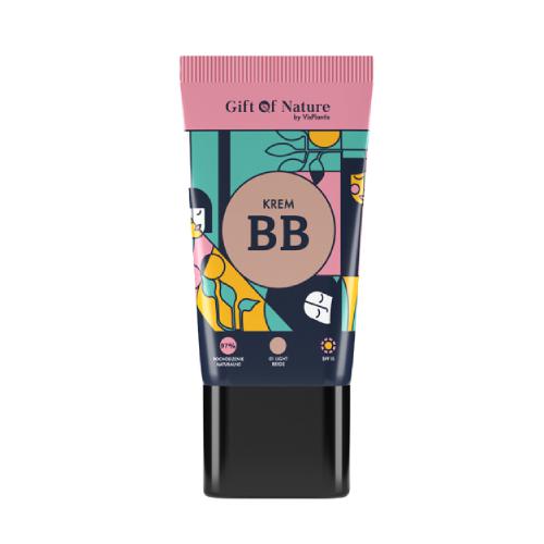 GIFT OF NATURE Krem BB 01 Light Beige, 30ml