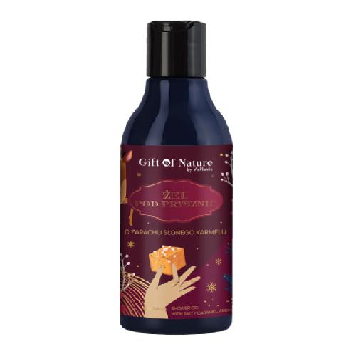 Miniaturka artykułu - GIFT OF NATURE Żel pod prysznic słony karmel, 300ml