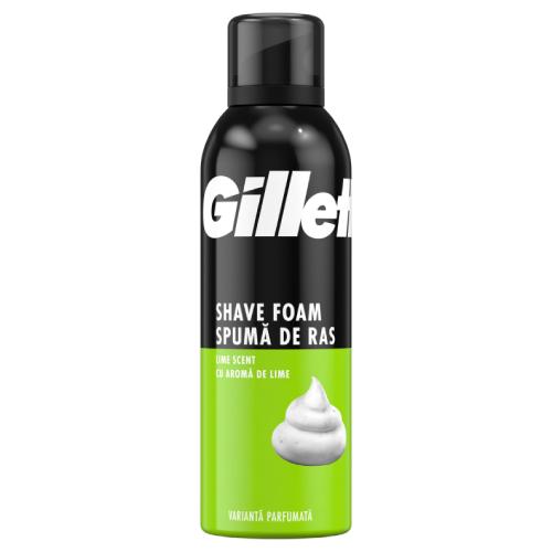 Miniaturka artykułu - Gillette Classic Lemon Lime Pianka do golenia, 200ml
