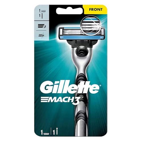 Miniaturka artykułu - Gillette Mach3 Maszynka do golenia + 1 wkład