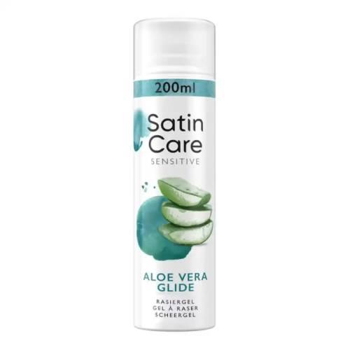 Miniaturka artykułu - GILLETTE Satin Care Sensitive Aloe Vera Glide Żel do golenia, 200ml